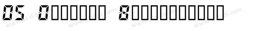 DS Digital Boldttf字体转换